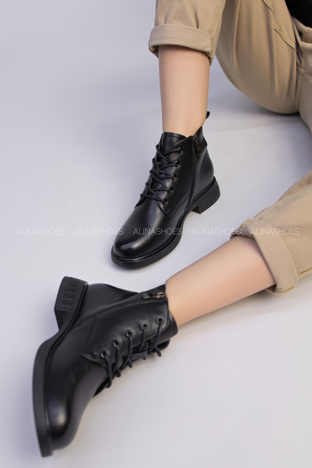 Полуботинки alinashoes черный купить,NaN