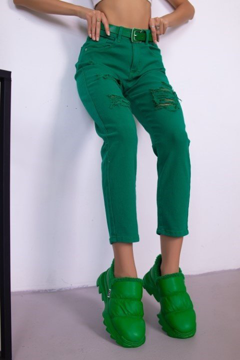 Мокасины alinashoes зеленый купить,NaN