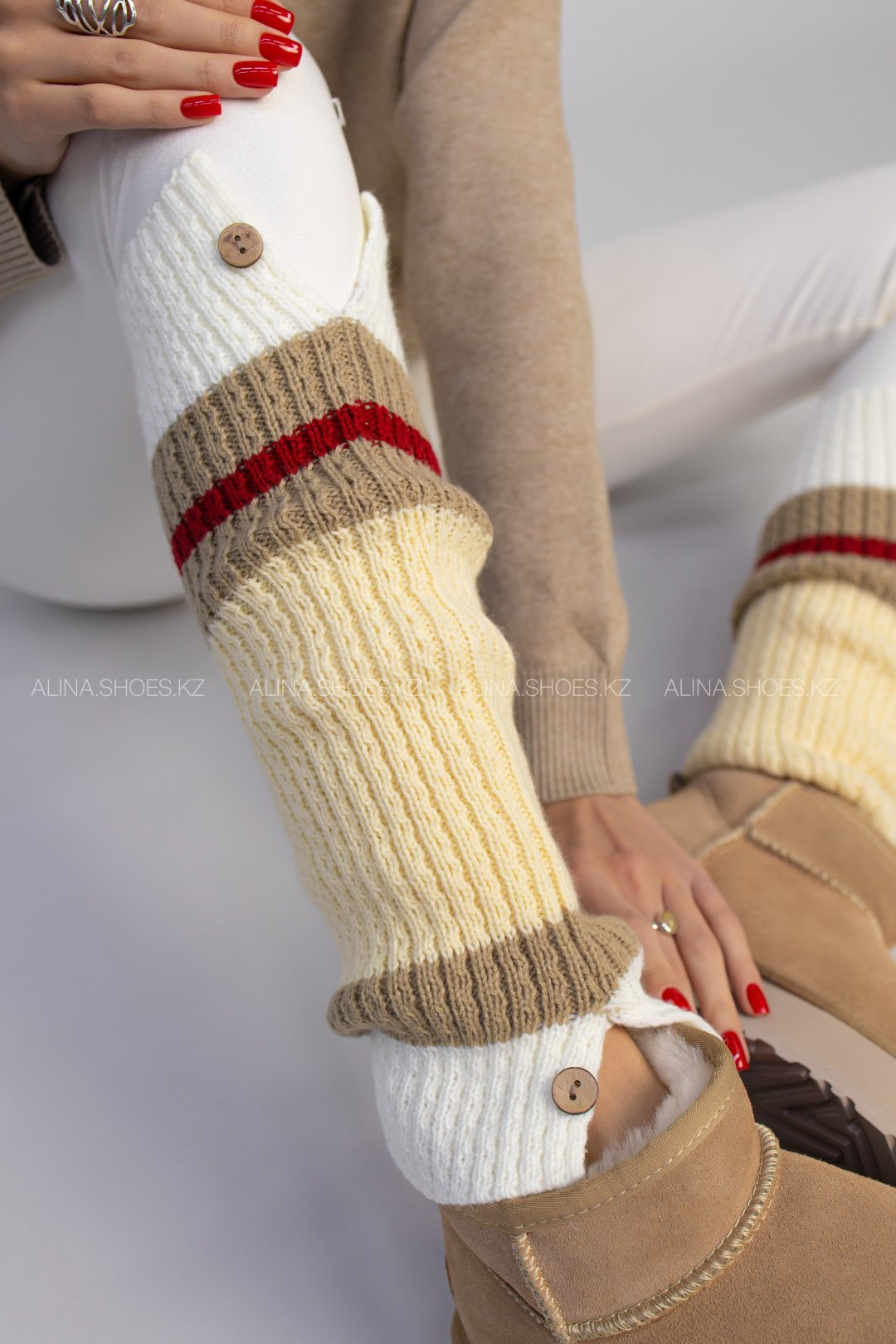 Угги alinashoes бежевый купить,NaN