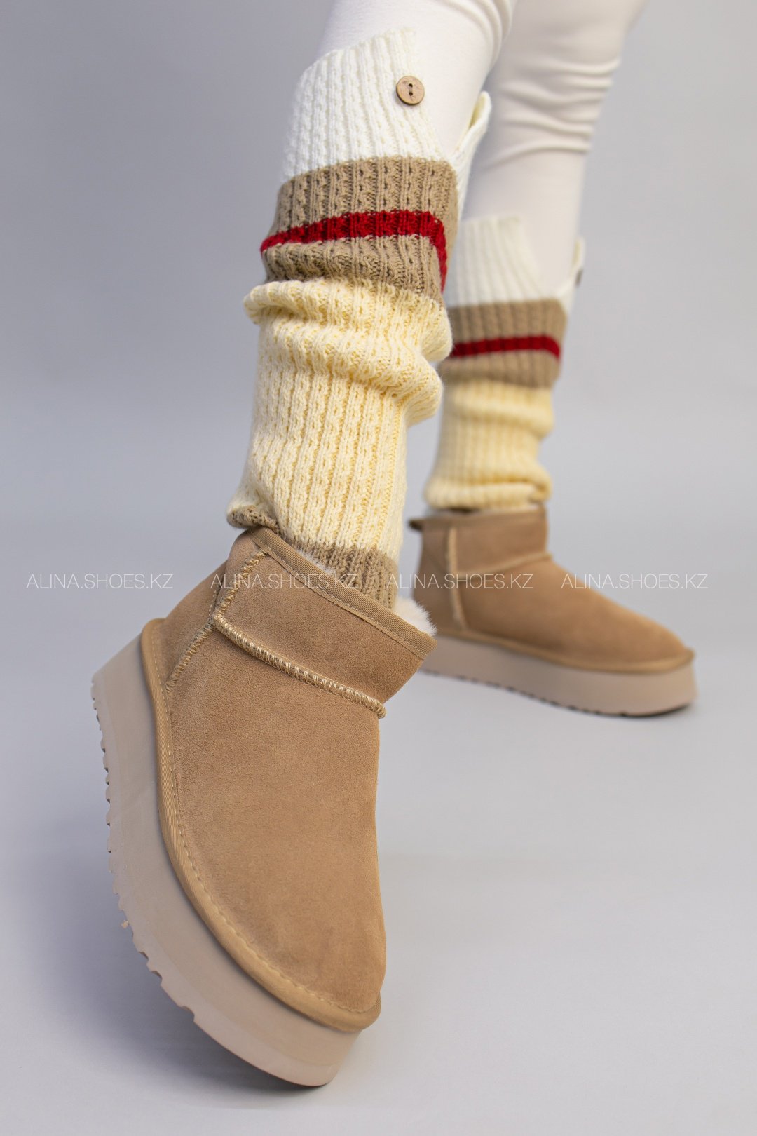 Угги alinashoes бежевый купить,NaN