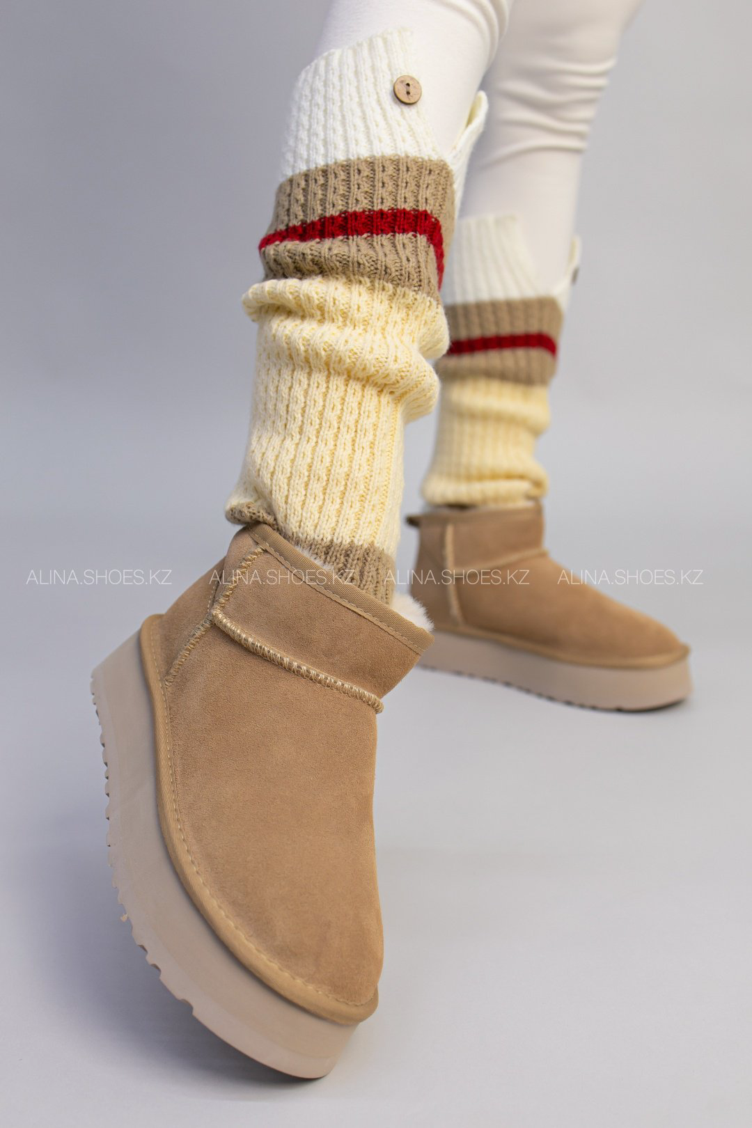 Угги alinashoes бежевый купить,NaN