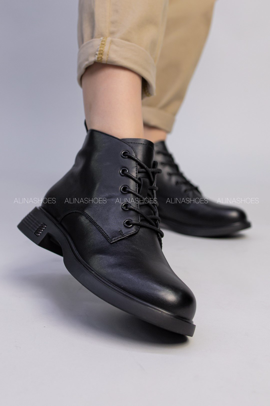 Полуботинки alinashoes черный купить,NaN