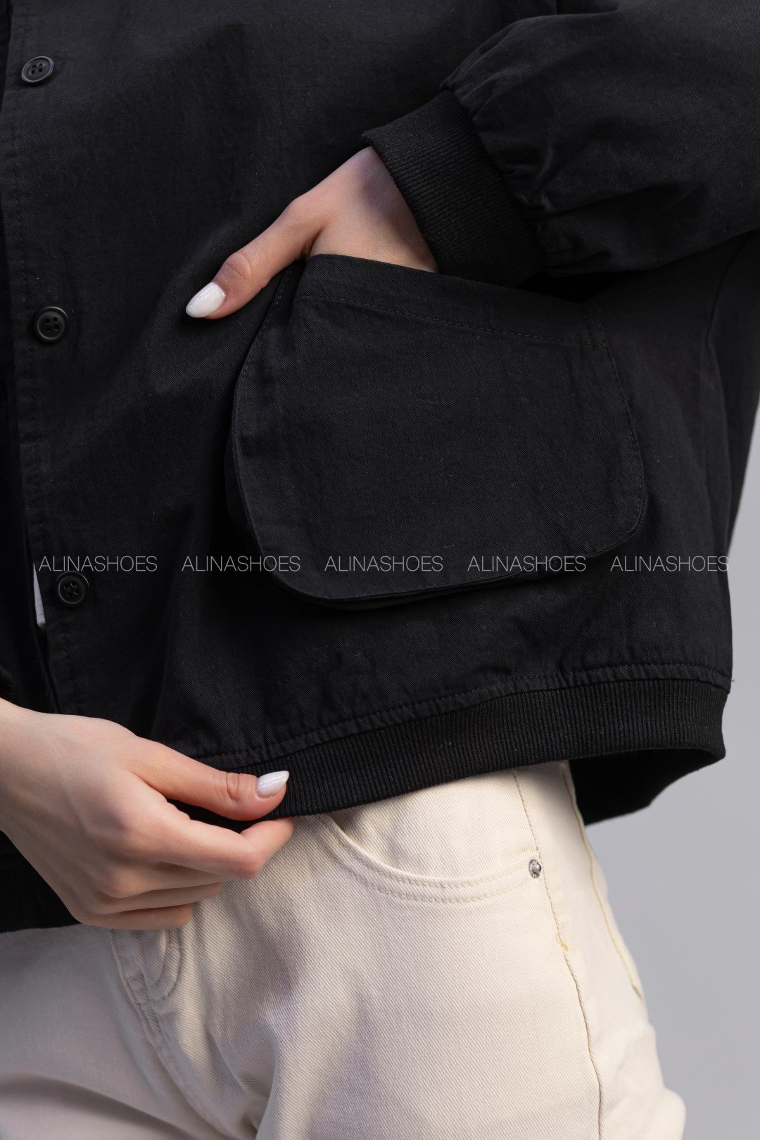 Ветровка alinashoes черный купить,NaN