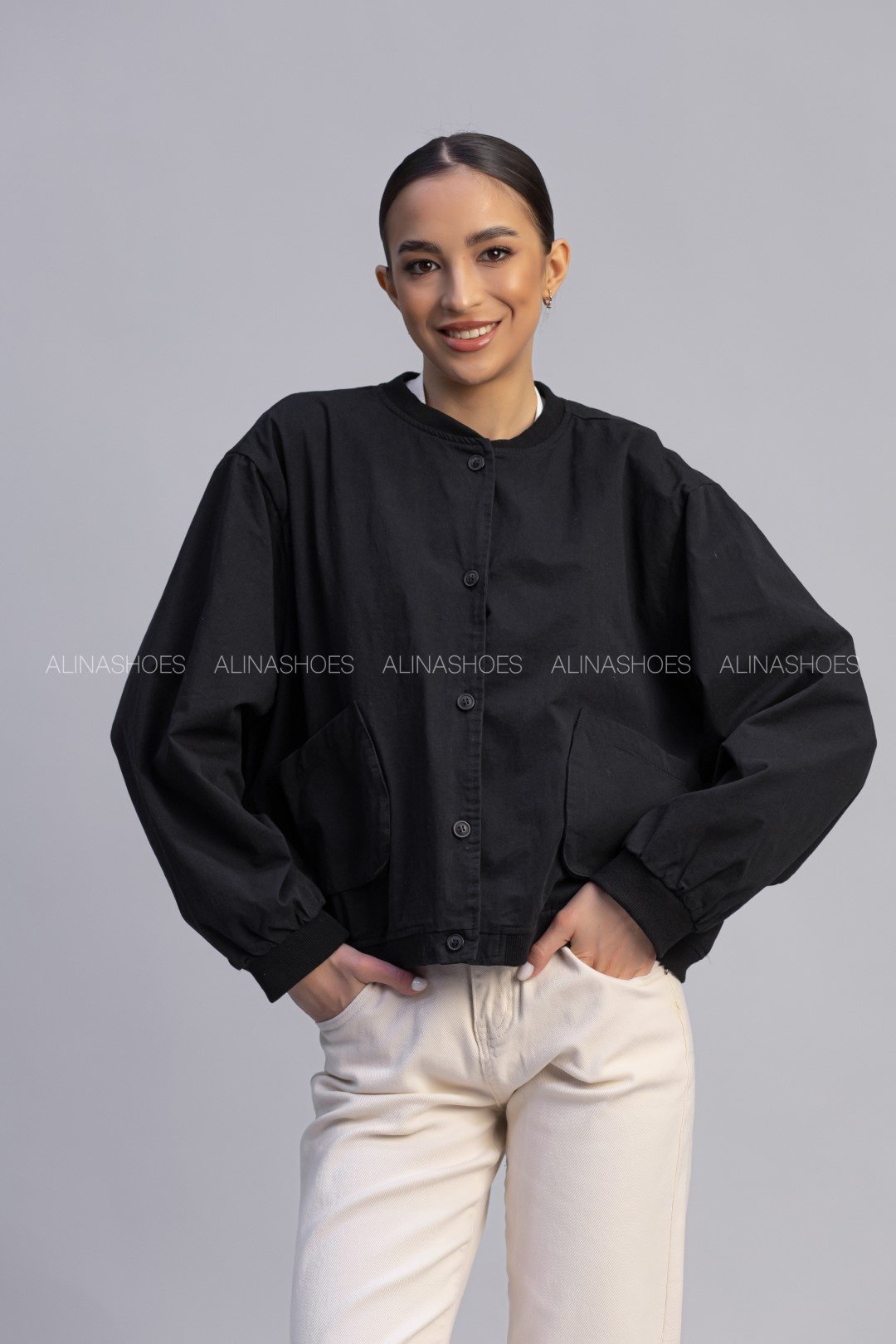 Ветровка alinashoes черный купить,NaN