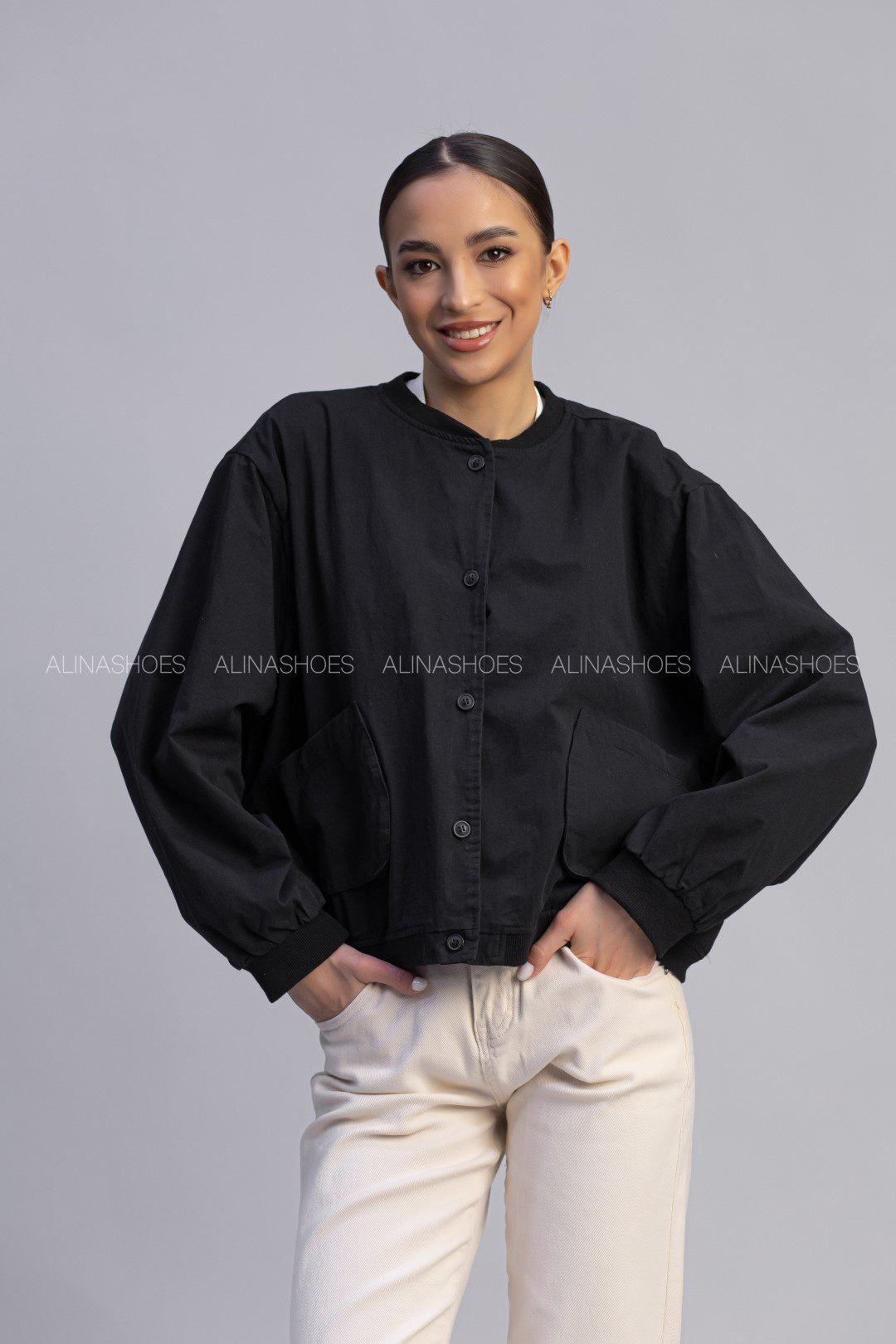 Ветровка alinashoes черный купить,NaN
