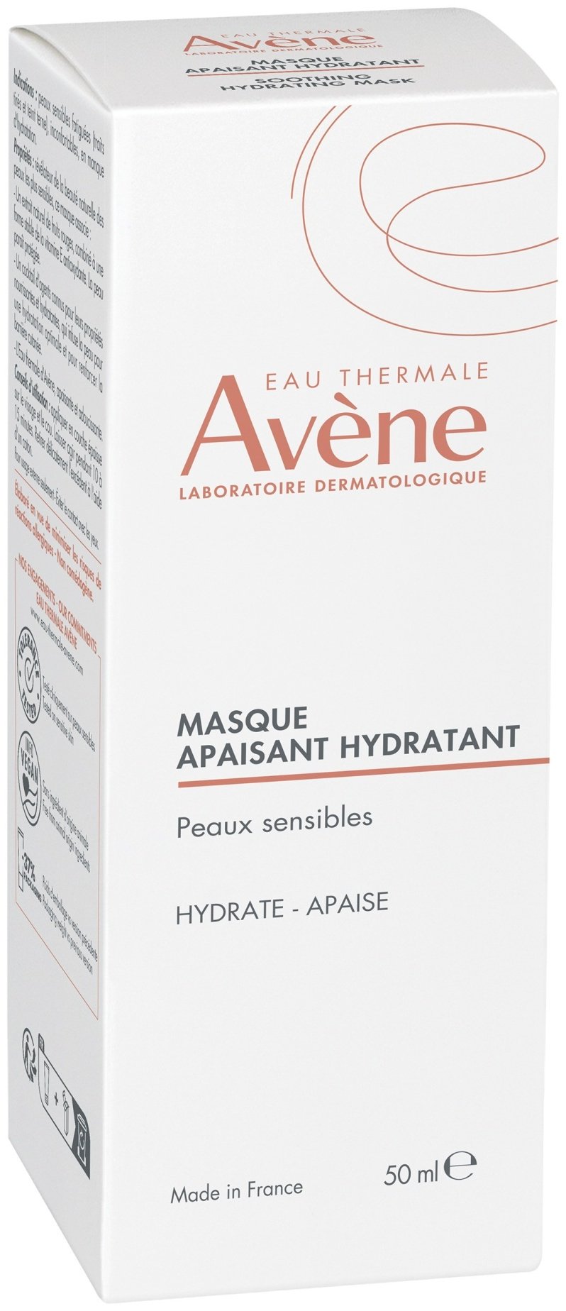 Маска для лица Avene крем успокаивающая увлажняющая 50 мл купить,NaN