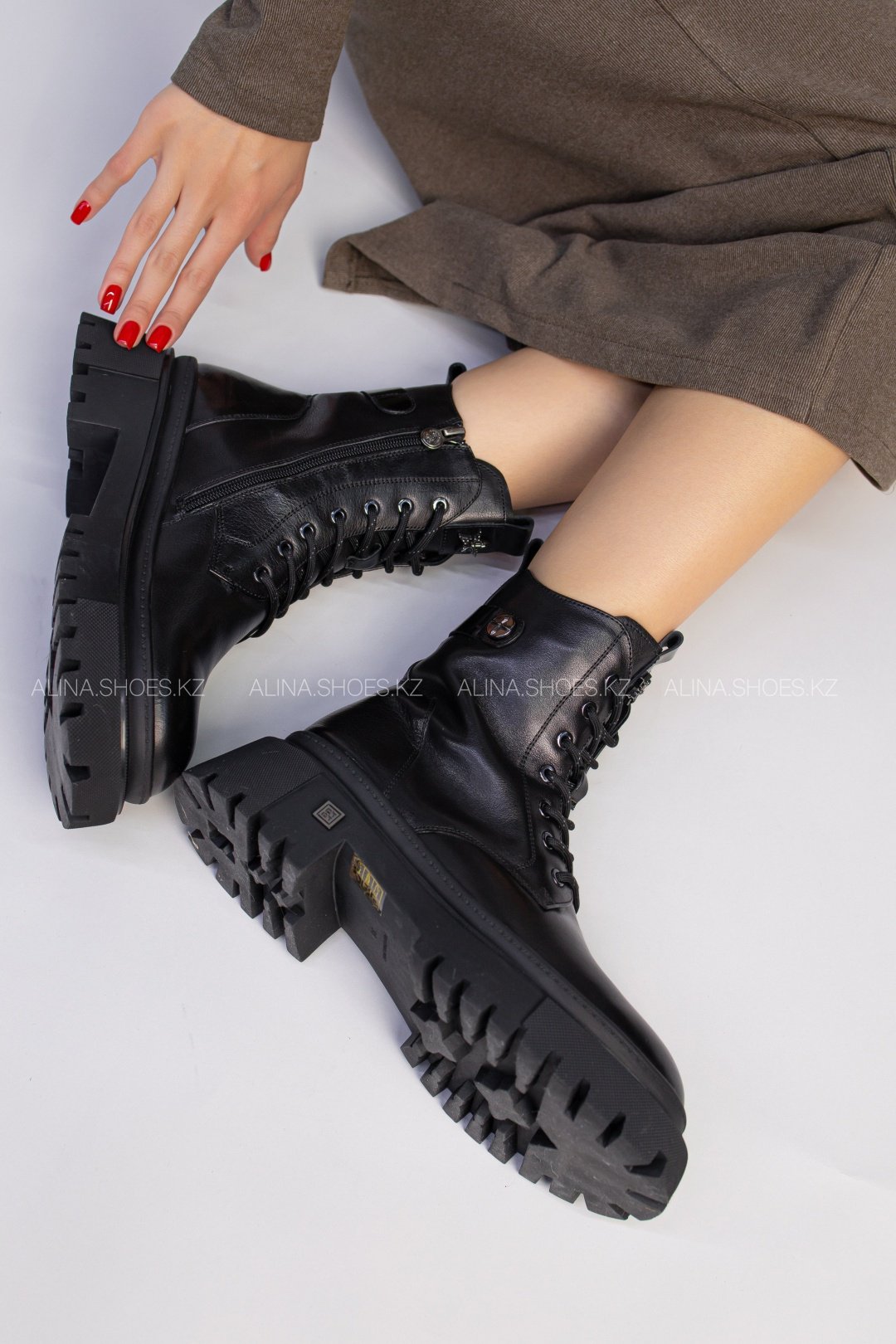Ботинки alinashoes черный купить,NaN