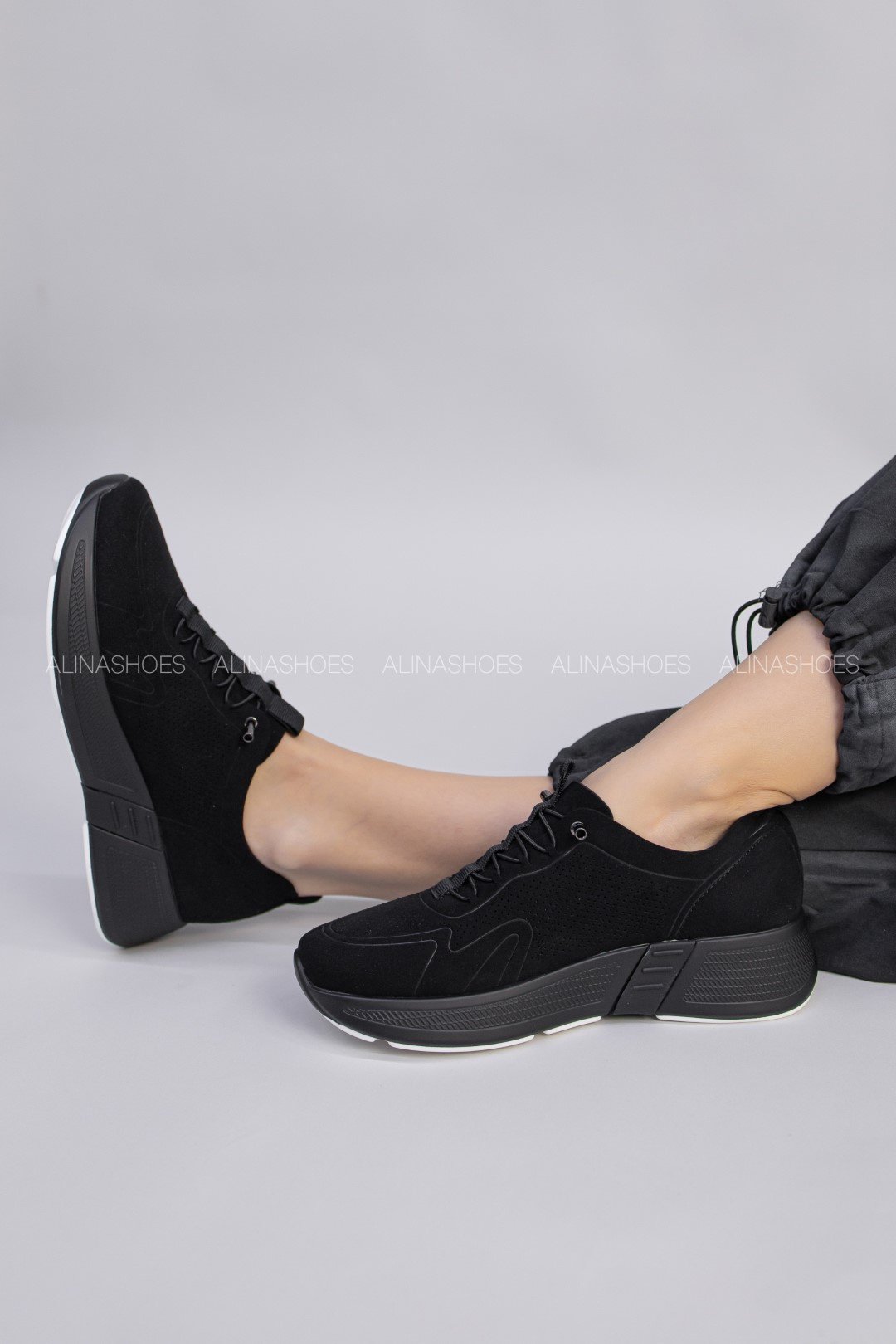Кроссовки alinashoes черный купить,NaN
