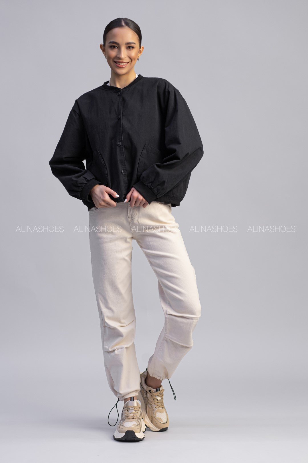 Ветровка alinashoes черный купить,NaN