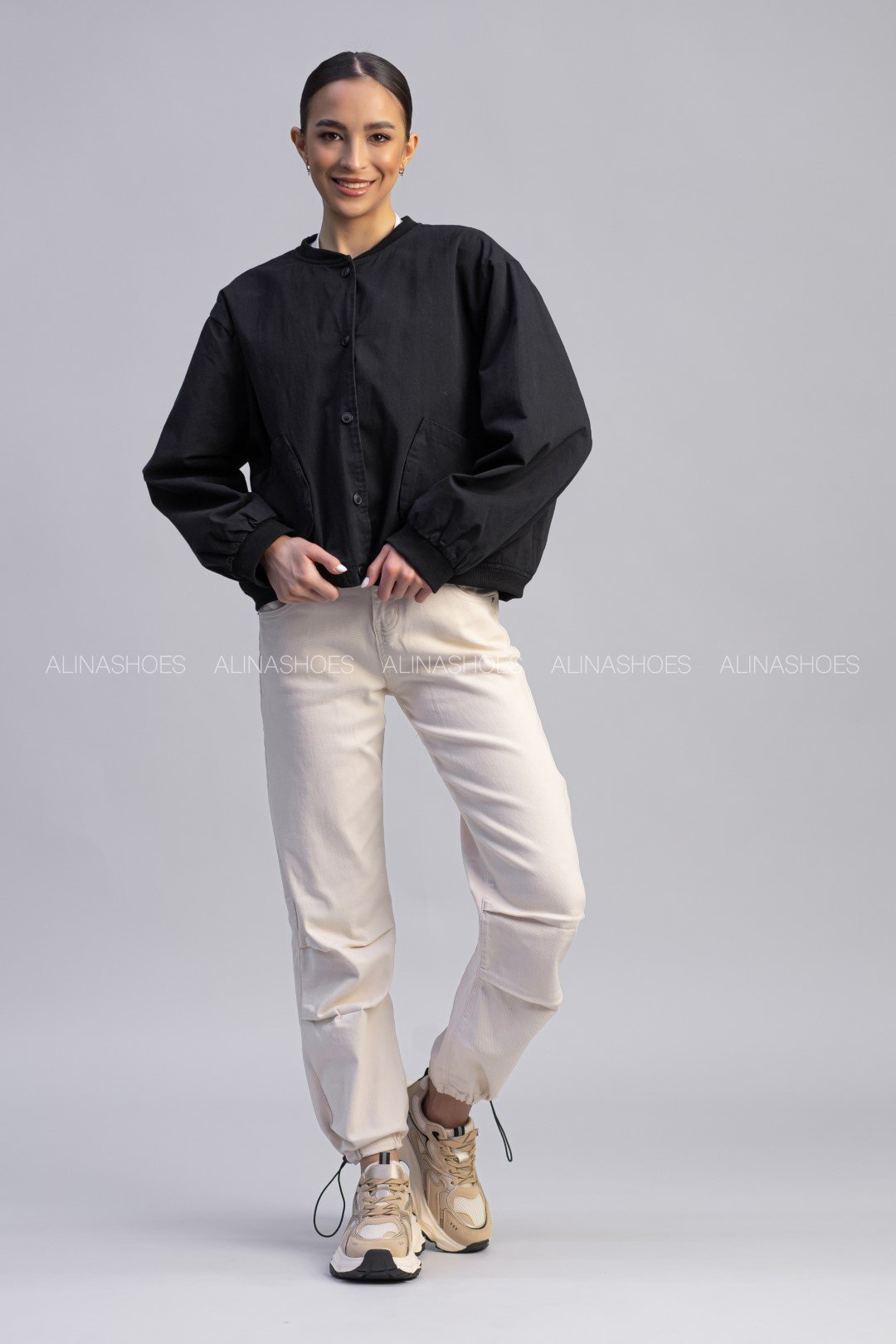 Ветровка alinashoes черный купить,NaN