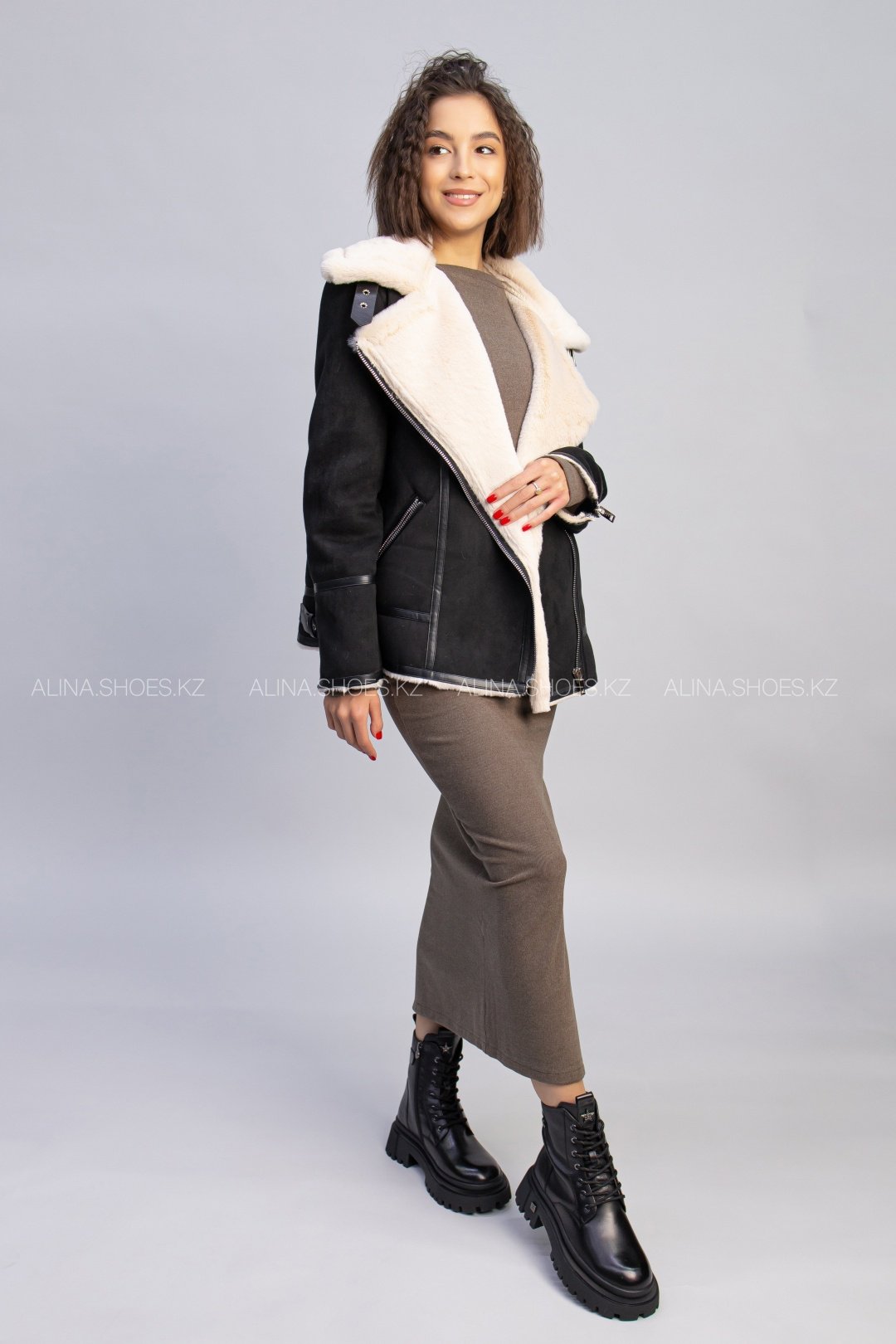 Ботинки alinashoes черный купить,NaN