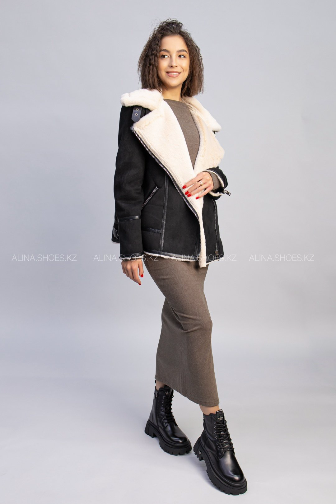 Ботинки alinashoes черный купить,NaN