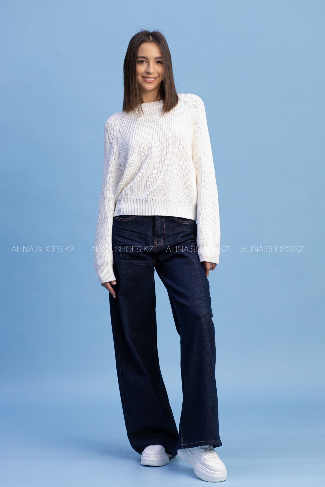 Джемпер alinashoes белый купить,NaN