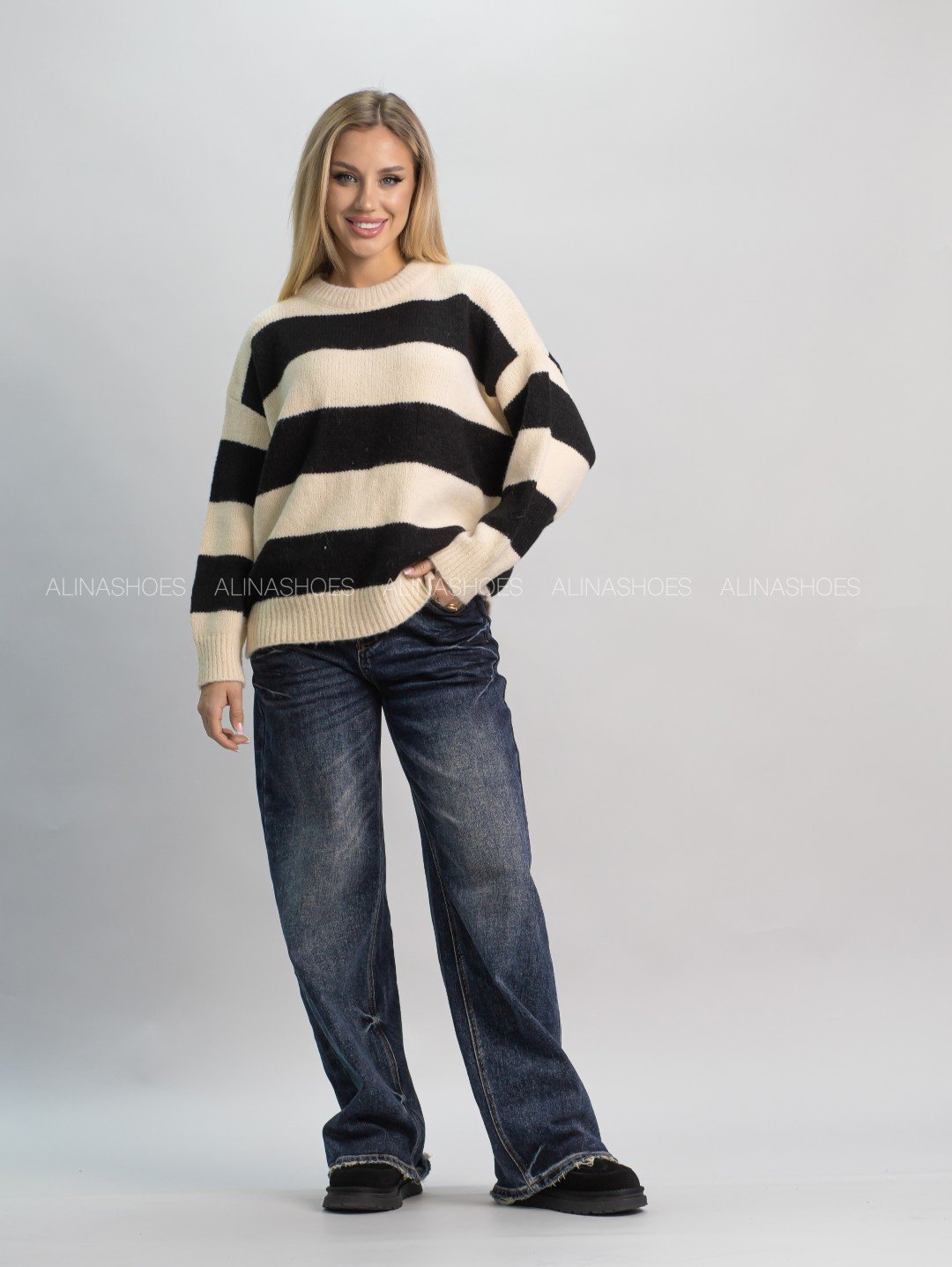 Джемпер alinashoes черный купить,NaN