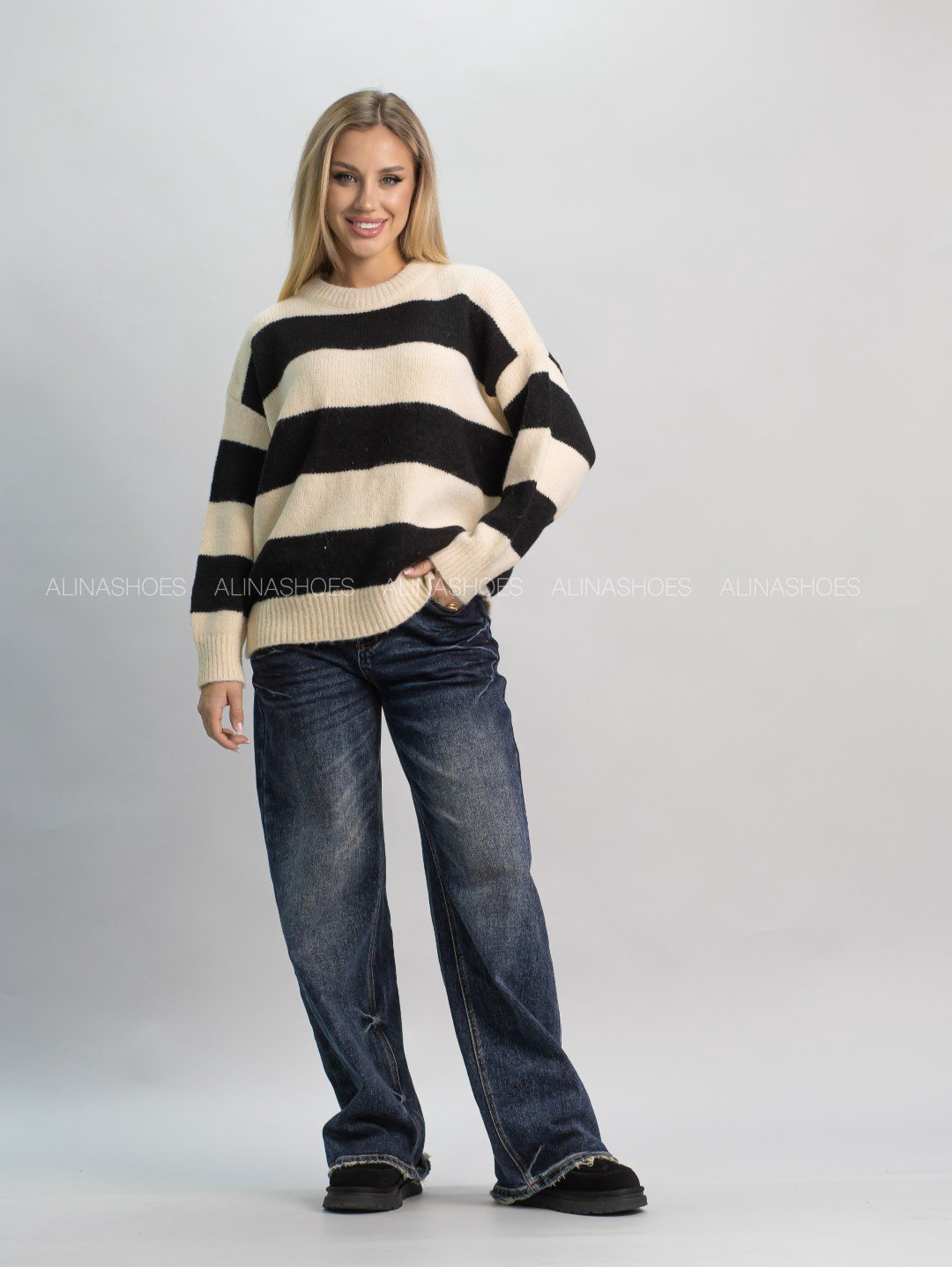 Джемпер alinashoes черный купить,NaN