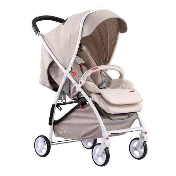Коляска Adamex Quatro Lion 12 beige бежевая купить,NaN