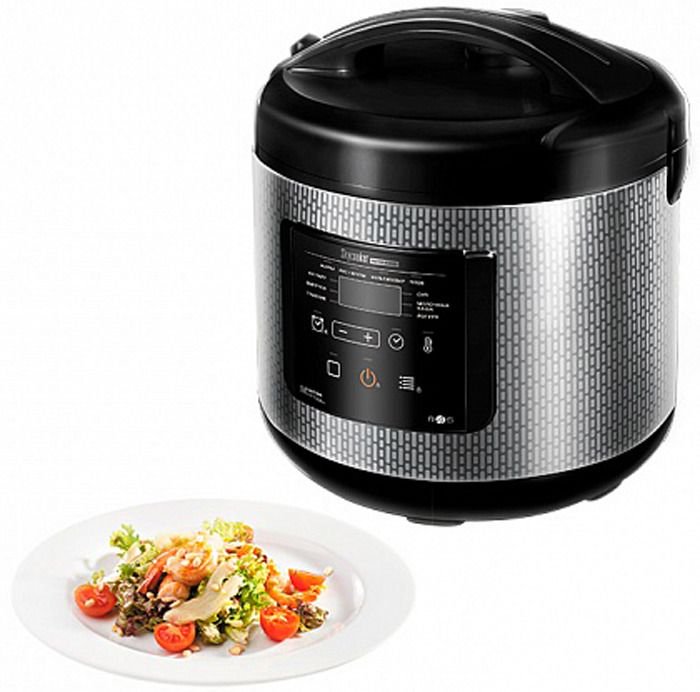 Мультиварка Redmond SkyCooker RMC-M227S серебристо-черная купить,NaN
