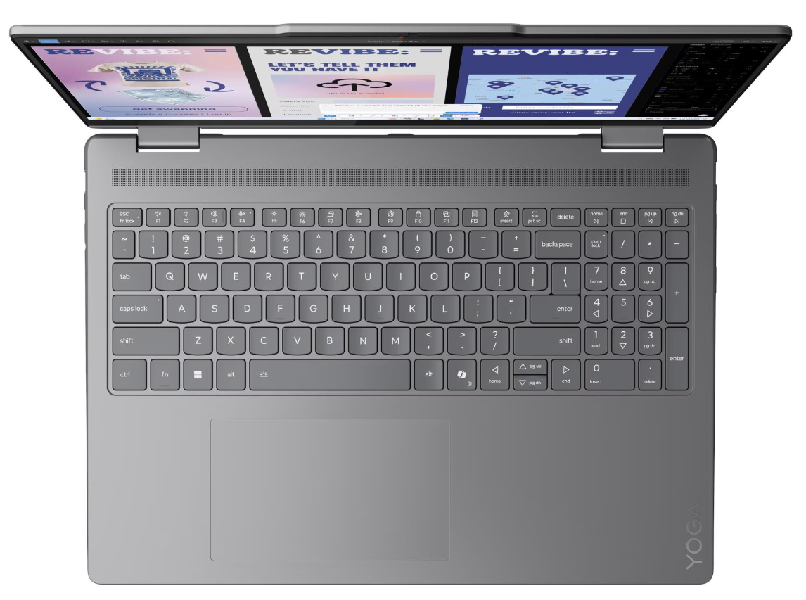 Ноутбук Lenovo Yoga 7 2-in-1 16ILL10 83JT0028RK 16" Luna Grey купить,NaN