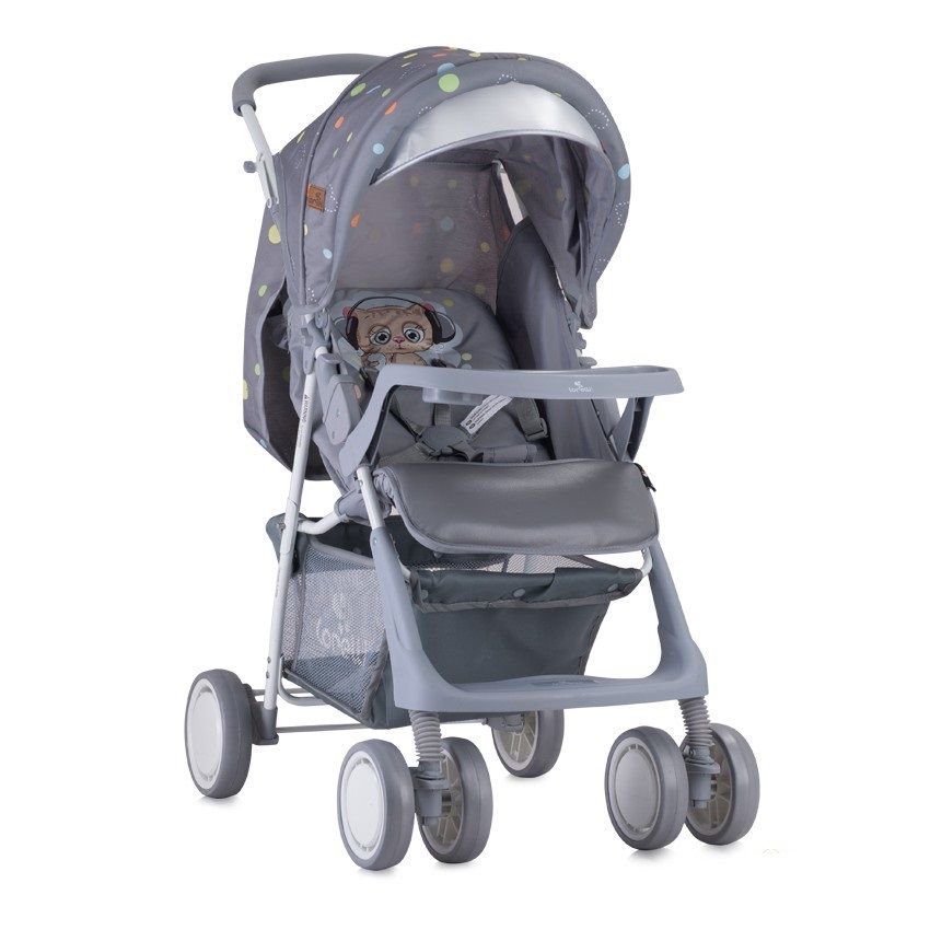 Коляска Bertoni Terra Cute Kitten 1805 серая купить,NaN