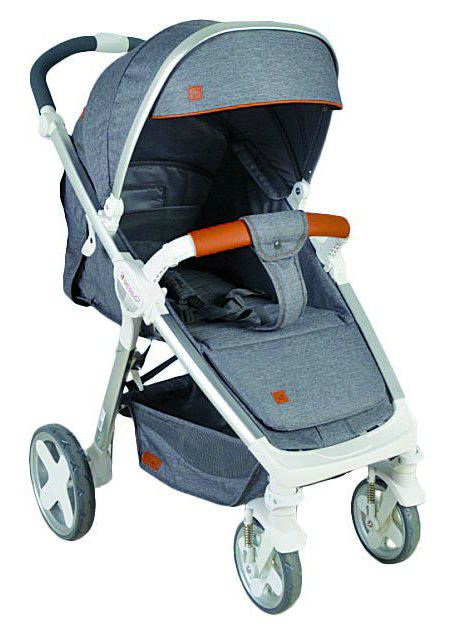 Коляска Adamex Quatro Tommy 14 свело-синяя купить,NaN