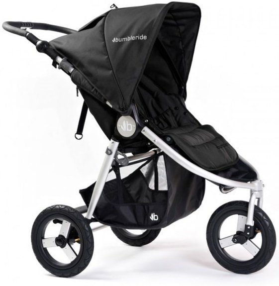 Коляска Bumbleride Indie Silver Black черная купить,NaN