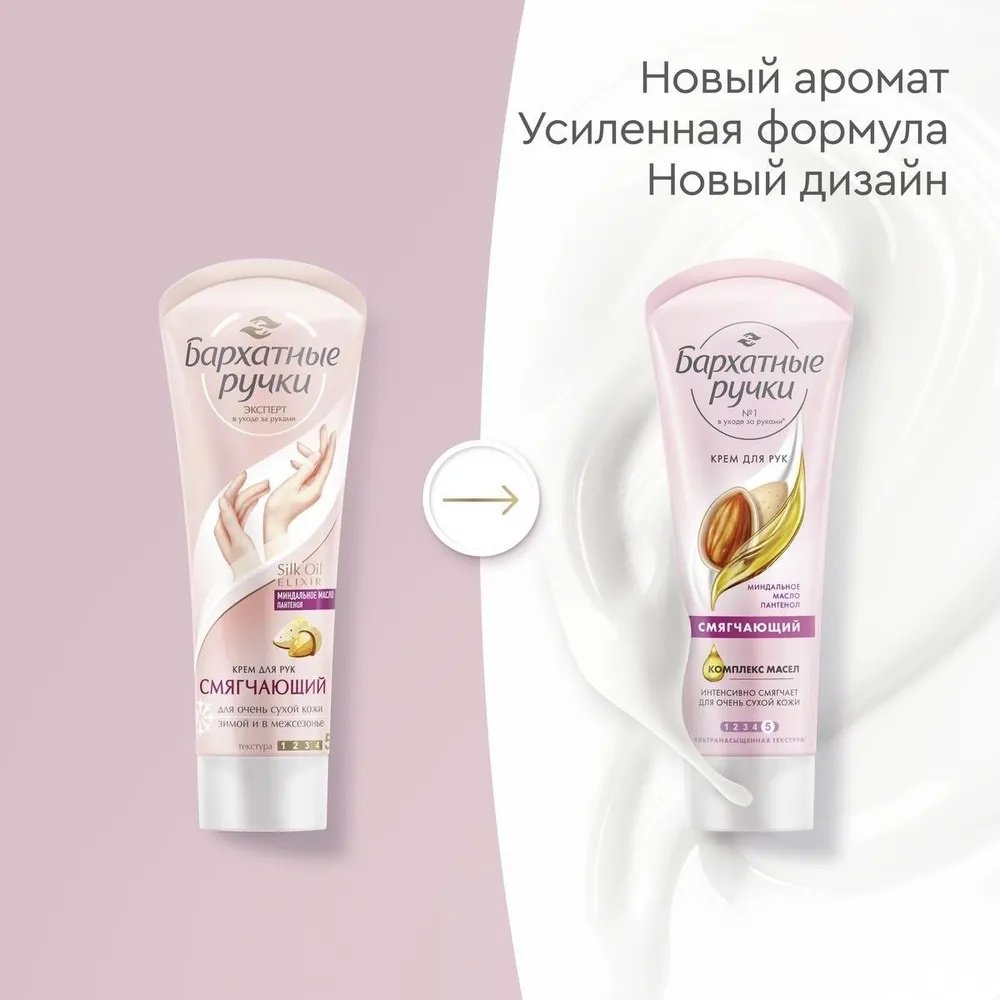 Бархатные ручки Смягчающий крем для рук 80 мл купить,NaN
