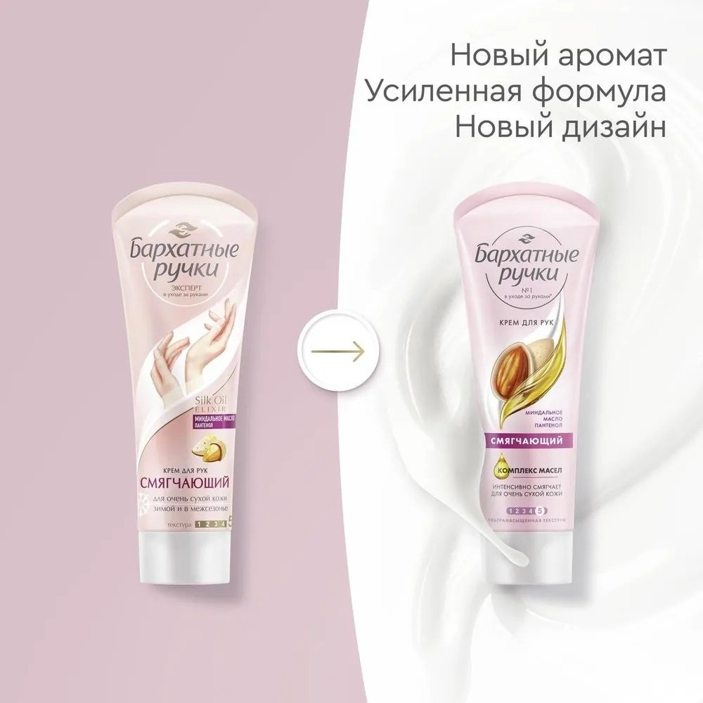 Бархатные ручки Смягчающий крем для рук 80 мл купить,NaN