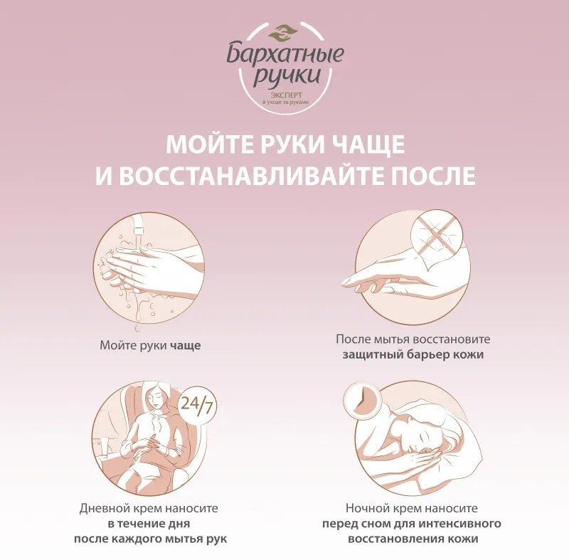 Бархатные ручки Смягчающий крем для рук 80 мл купить,NaN