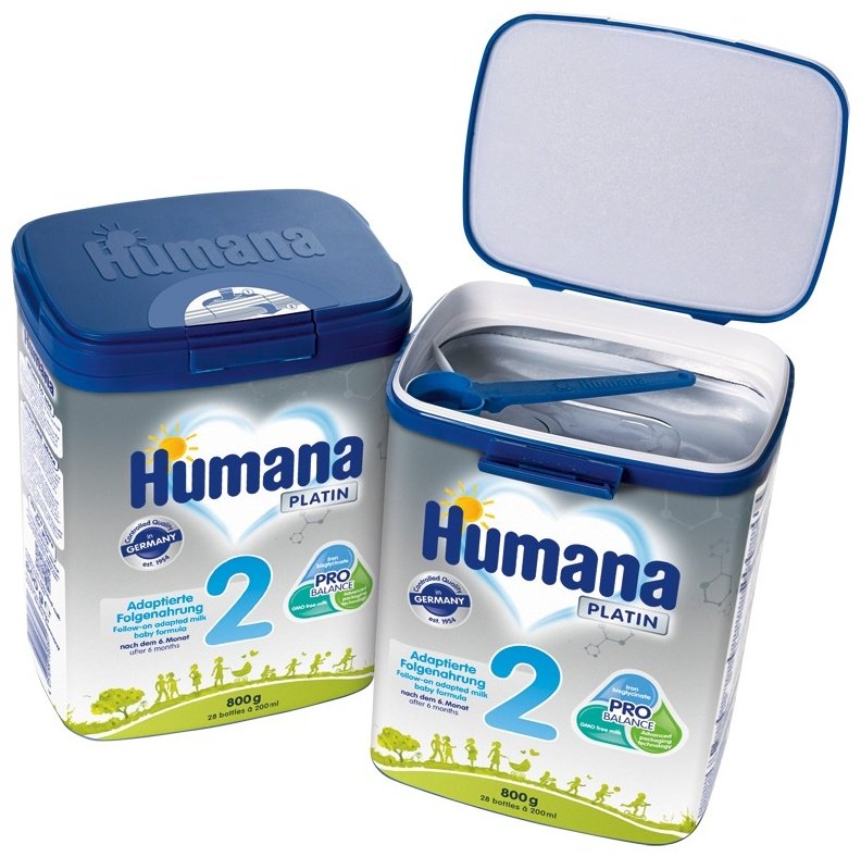 Humana Platin 2 с 6 месяцев 800 г купить,NaN