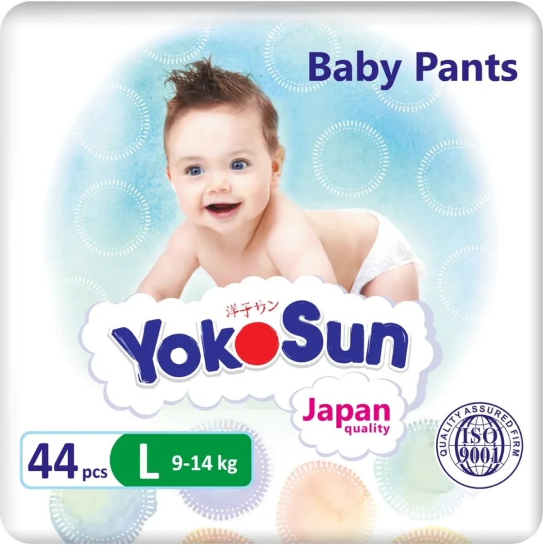 Подгузники-трусики Yokosun Comfort+ L, 44 шт купить,NaN