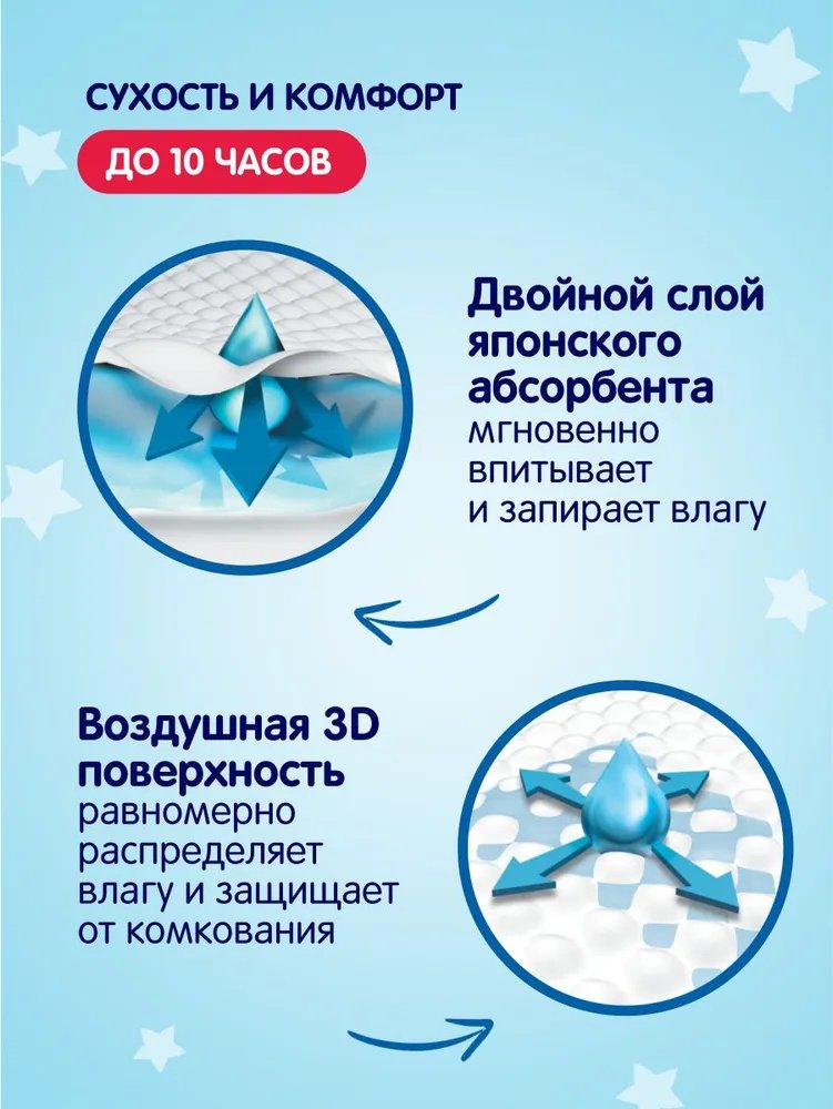 Подгузники-трусики Yokosun L, 18 шт купить,NaN