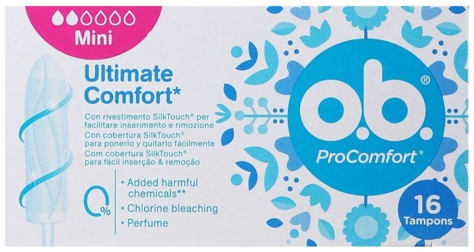 Ob тампоны ProComfort Ultimate Comfort Mini 16 шт купить,NaN