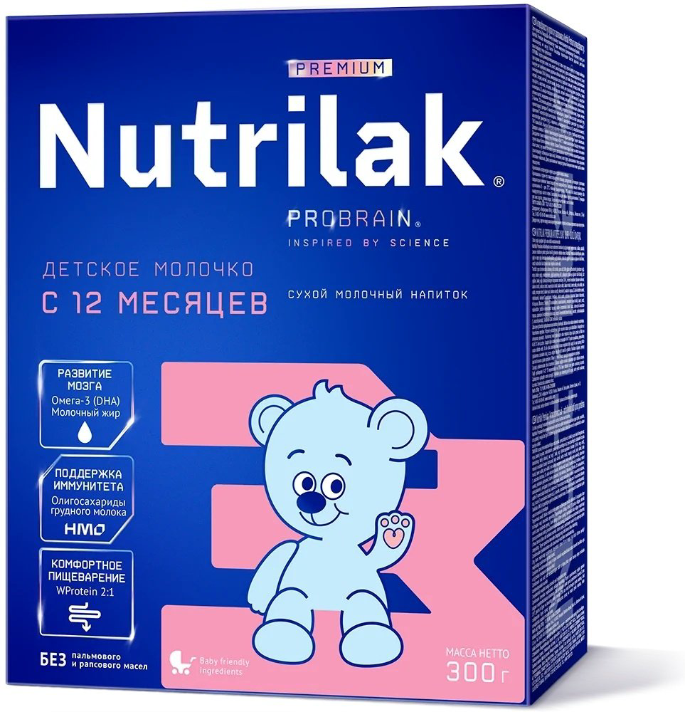 Nutrilak Premium 3 12 месяцев 300 г