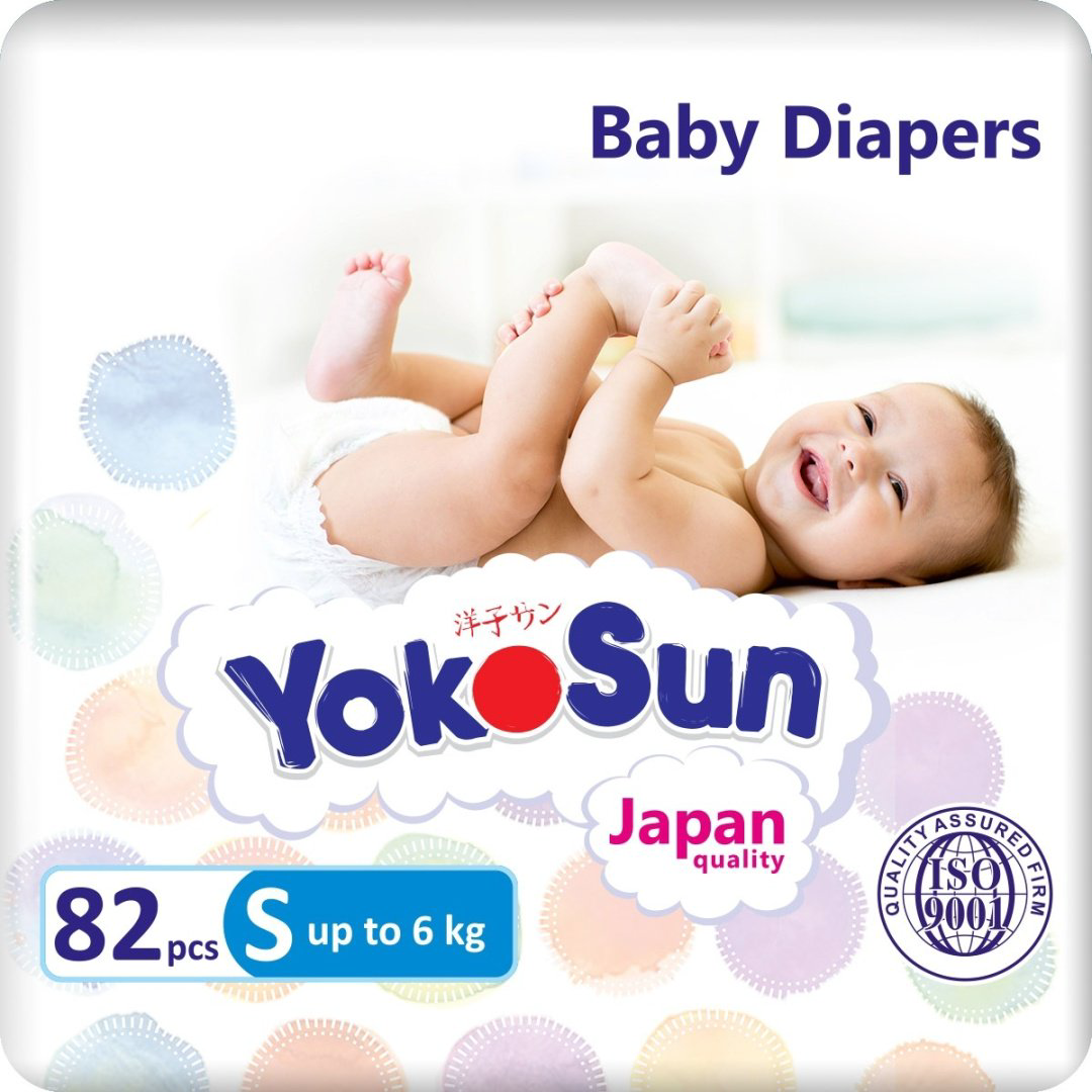 Подгузники Yokosun Comfort+ S, 82 шт купить,NaN