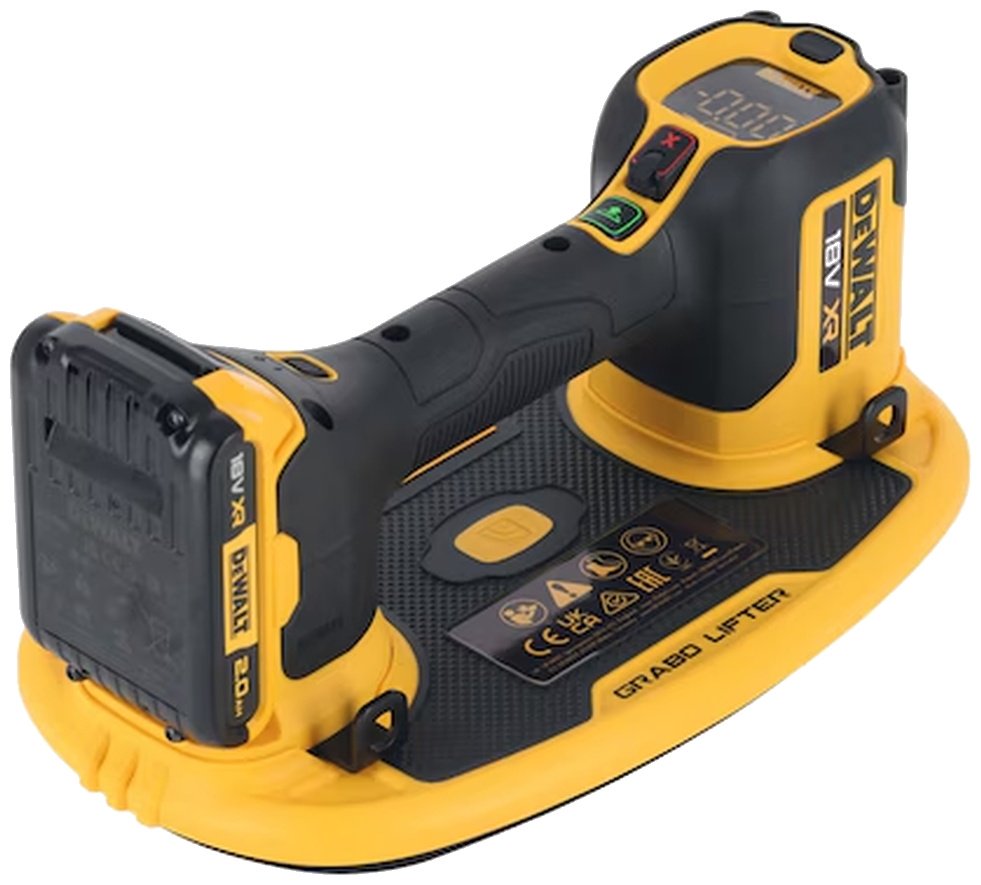 DeWALT аккумуляторный вакуумный подъемник DCE590D1T-QW нагрузка до 120 кг