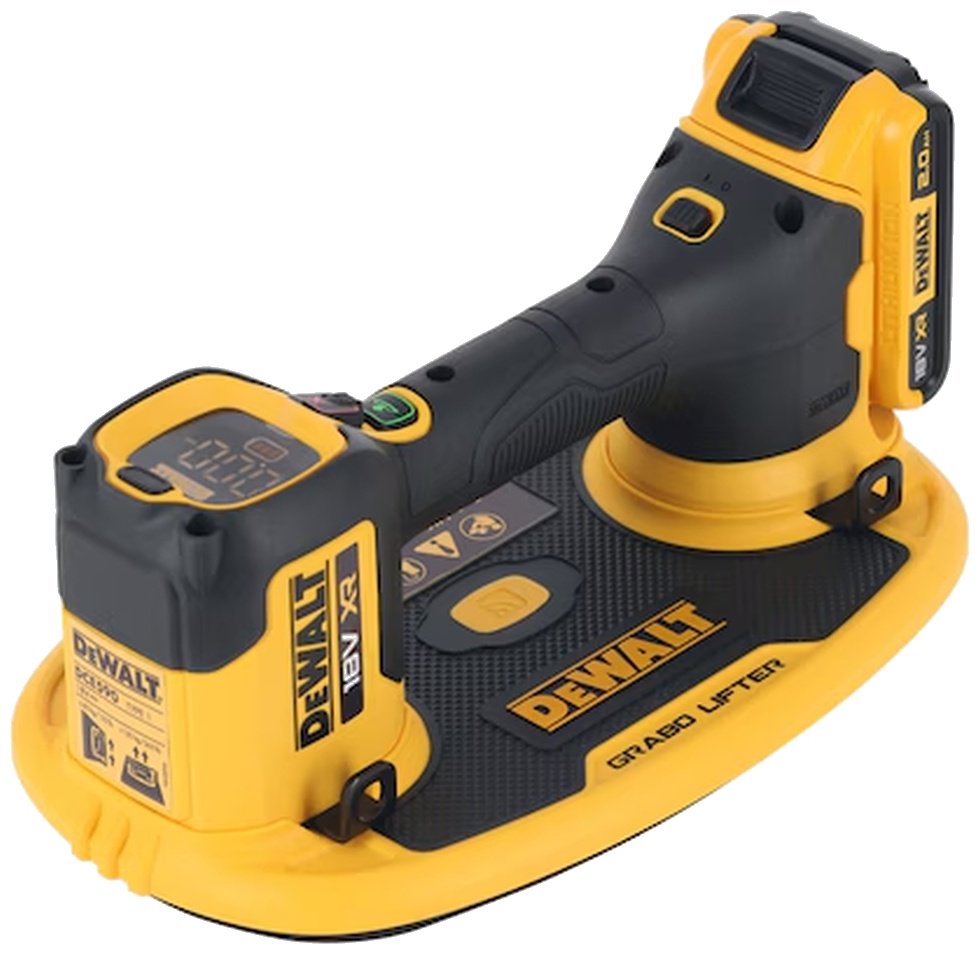 DeWALT аккумуляторный вакуумный подъемник DCE590D1T-QW нагрузка до 120 кг