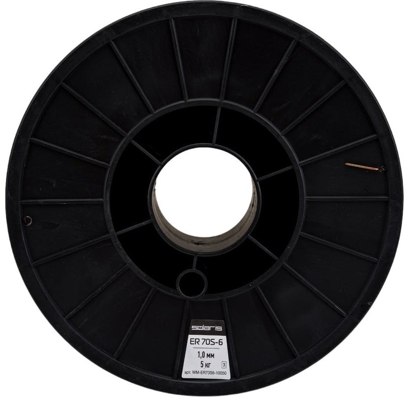 Сварочная проволока Solaris сплошное сечение 1 мм, арт.WM-ER70S6-10050 купить,7590