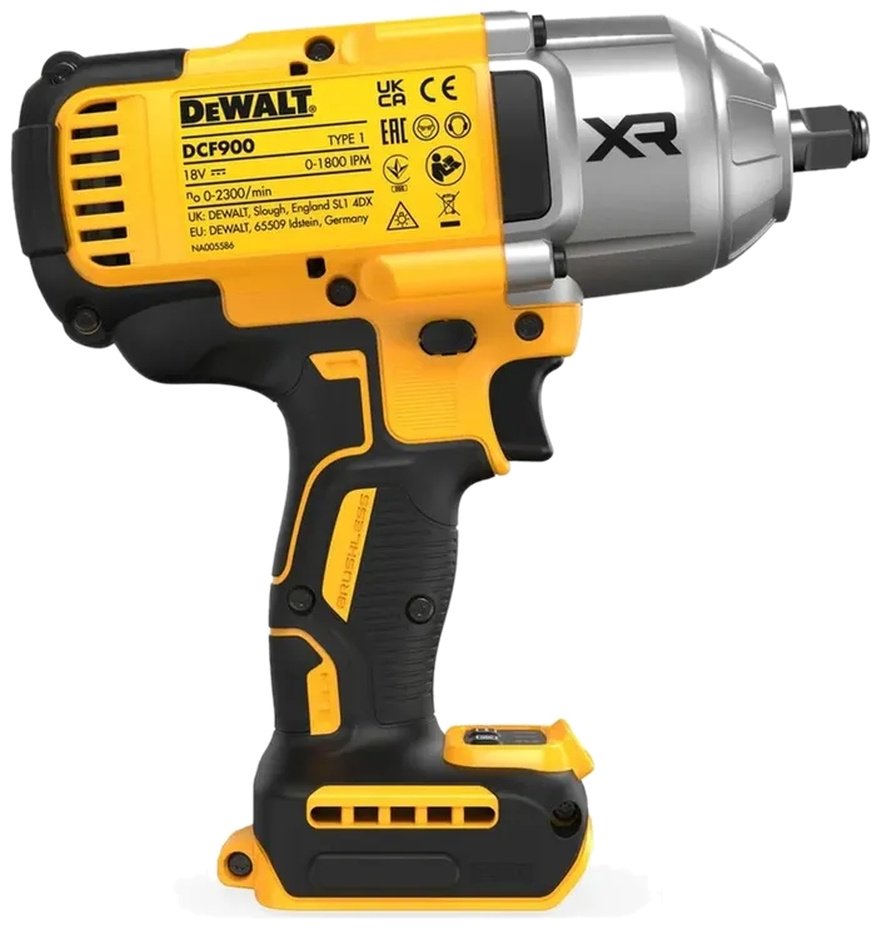 Гайковерт DeWALT DCF900NT-XJ + аккумулятор в подарок 18В, 4.0 А·ч, DCB182-XJ купить,215840