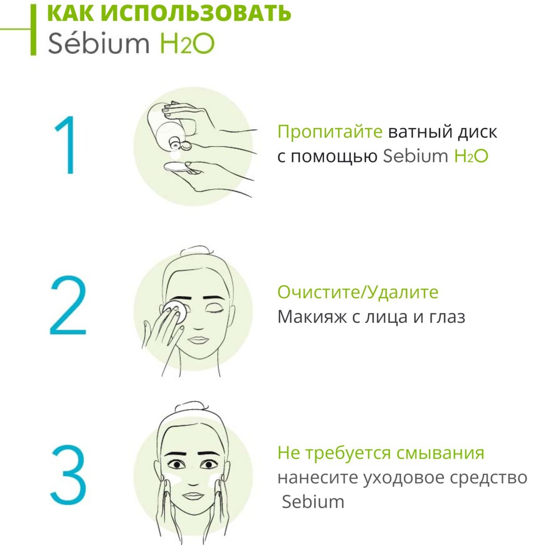 Bioderma Sebium H2O 100 мл мицеллярная вода купить,NaN