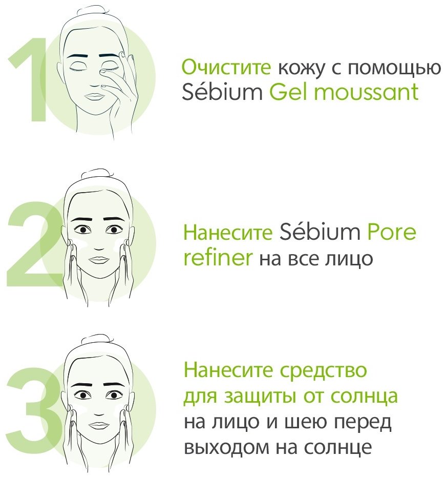 Bioderma крем Sebium Pore Refiner для сужения пор для лица 30 мл