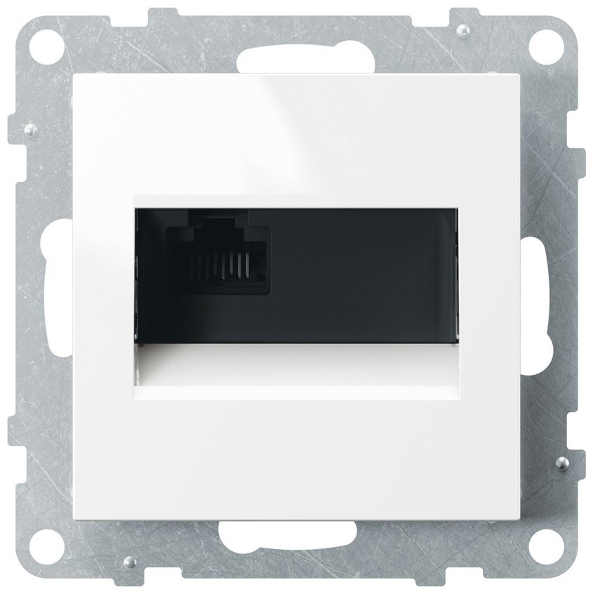 Компьютерная розетка (RJ45) Legrand Suno, 721152, белый купить,NaN