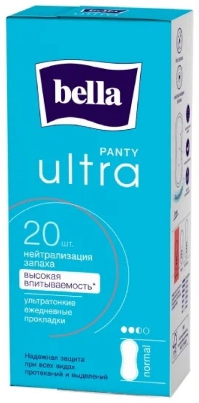 Прокладки ежедневные Bella Panty ultra normal 20 шт купить,NaN