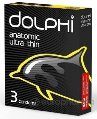 Презервативы Dolphi Anatomic Ultra Thin 3 шт купить,NaN