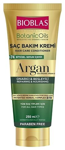 BIOBLAS Hair care conditioner whis organic argan oil кондиционер 250 мл купить,NaN
