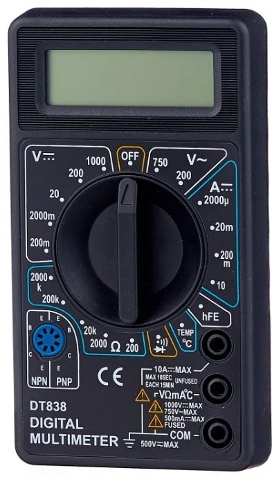 ТЕК мультиметр DT 838 61/10/513, цифровой