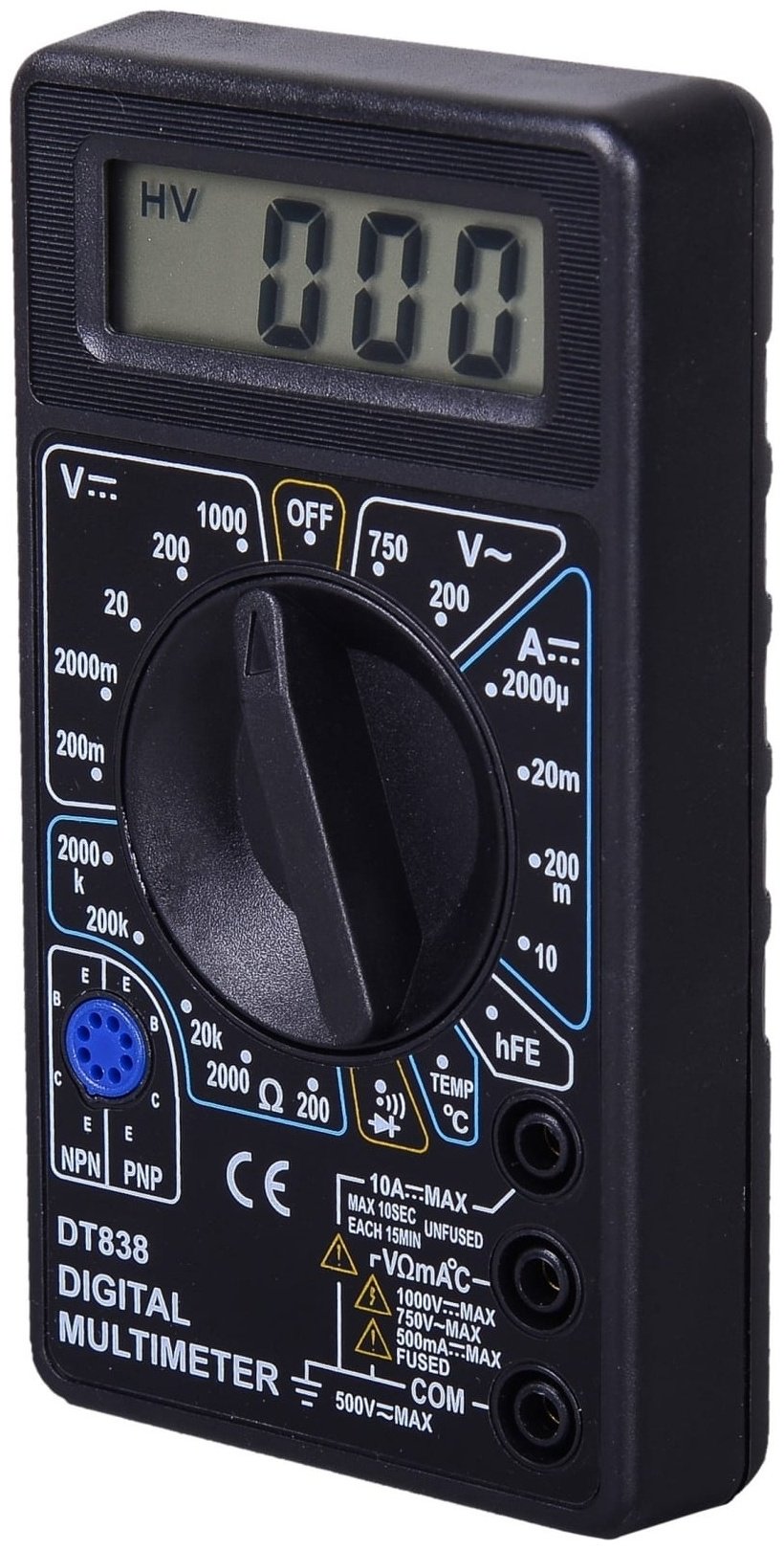 ТЕК мультиметр DT 838 61/10/513, цифровой