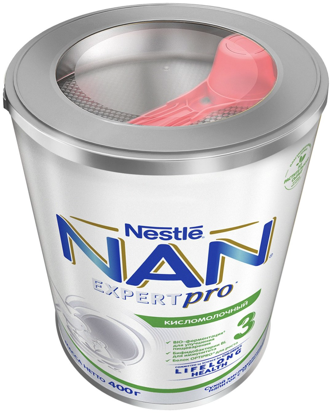 NAN Expertpro Кисломолочный 3 12 месяцев 400 г купить,NaN