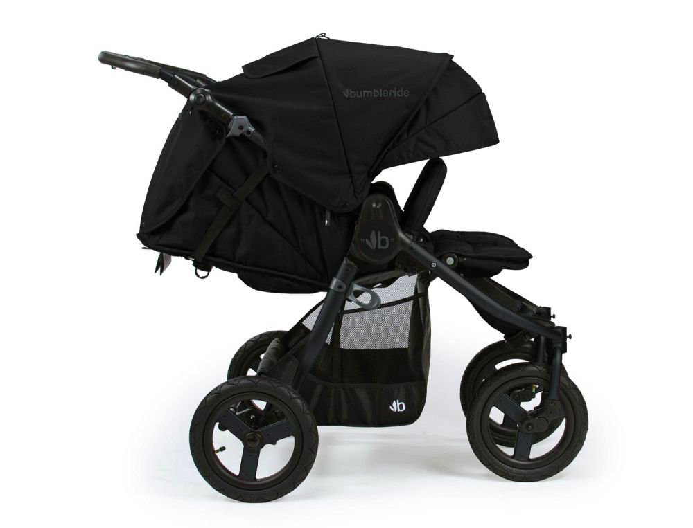 Коляска прогулочная Bumbleride Indie Twin Matte Black черная купить,NaN