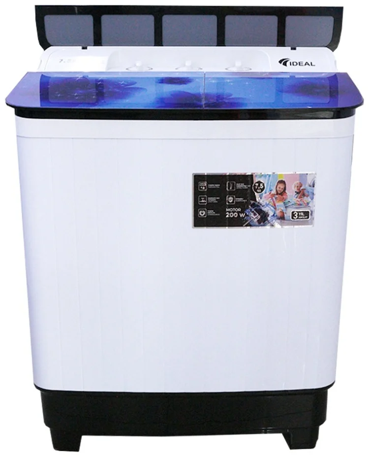Стиральная машина Ideal ID-75 A бело-синяя