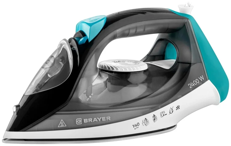 Утюг Brayer BR4008 черно-бирюзовый